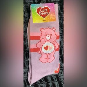 Care Bears Pink and Red Socks 6.5-12